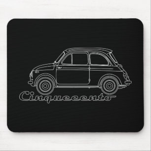 Tapis De Souris Oldtimer Fiat Cinquecento