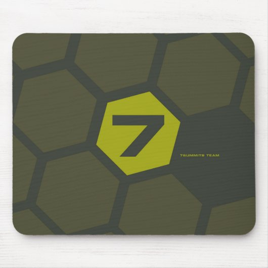 Tapis De Souris olive de la ruche 7Summits (Devant)