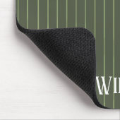 Tapis De Souris Olive Pinstripes (Coin)