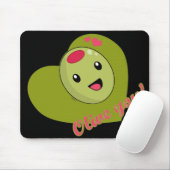 Tapis De Souris Olive vous Mousepad (Avec souris)