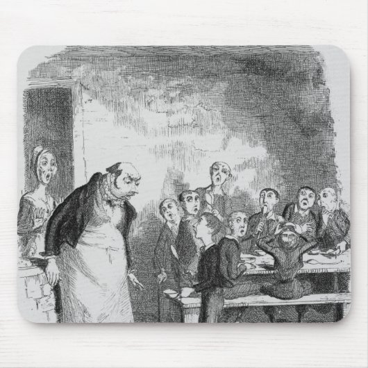 Tapis De Souris Oliver demandant plus (Devant)