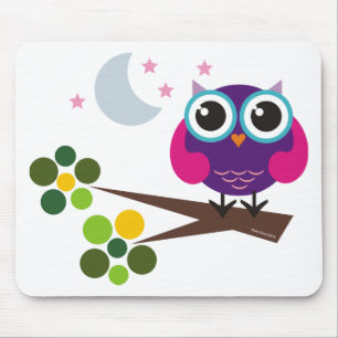 Tapis De Souris Oliver, le hibou