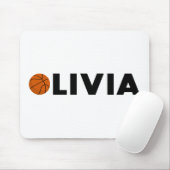 Tapis De Souris Olivia Basketball (Avec souris)