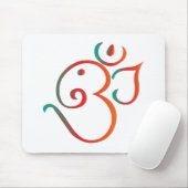 Tapis De Souris OM-ganpati-vert-orange (Avec souris)