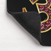 Tapis De Souris Om Symbole with "Ruby" Stones (Coin)