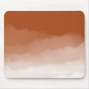 Tapis De Souris  Ombre d'aquarelle orange brûlée