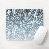 Tapis De Souris Ombre d'impression Wild Blue Zebra (Avec souris)