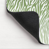 Tapis De Souris Ombre d'impression Wild Green Zebra (Coin)