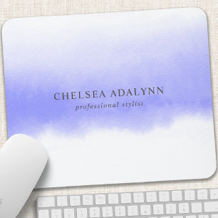 Tapis De Souris Ombre Purple Aquarelle Minimaliste