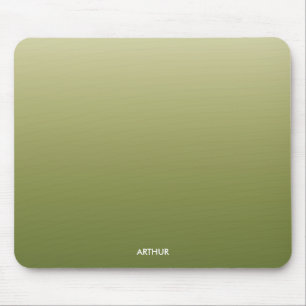 Tapis De Souris Ombre vert dégradé personnalisé