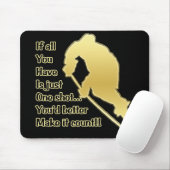Tapis De Souris On a tiré Mousepad (Avec souris)
