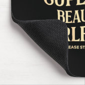 Tapis De Souris (on Back) I Love My Super Hot Beautiful Girlfriend (Coin)