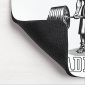 Tapis De Souris (on Back) Jesus The Deadlifter Jesus Deadlifting (Coin)