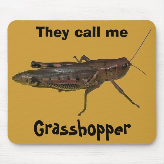 Tapis De Souris On M'Appelle Grasshopper (Devant)
