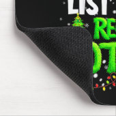 Tapis De Souris On The Naughty List And Regret Nothing Pjs Christm (Coin)