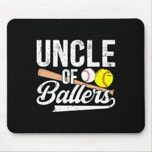 Tapis De Souris Oncle De Ballers Baseball Softball Oncle