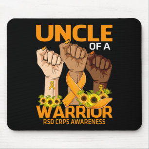 Tapis De Souris Oncle de la main d'un guerrier RSD sensibilisation