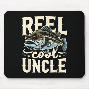 Tapis De Souris Oncle drôle de pêche à la Byss super cool Cadeau d