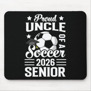 Tapis De Souris Oncle fier d'un senior de soccer diplômé en 2026