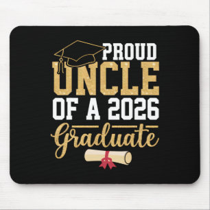 Tapis De Souris Oncle fier d'un senior diplômé de 2026 Cl de 2026