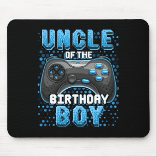 Tapis De Souris Oncle Of The Birthday Boy Matching Video Jeu Birt