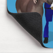 Tapis De Souris Oncle Sam aime les ânes (Coin)