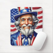 Tapis De Souris Oncle Sam USA (Avec souris)