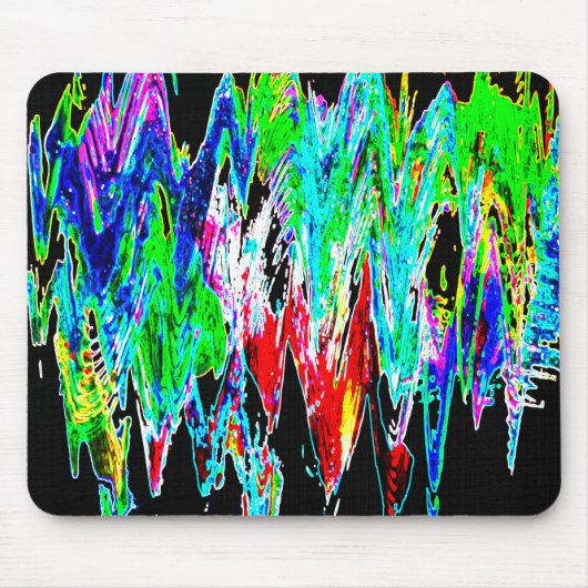 Tapis De Souris Ondes colorées (Devant)