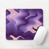 Tapis De Souris Ondes violettes (Avec souris)