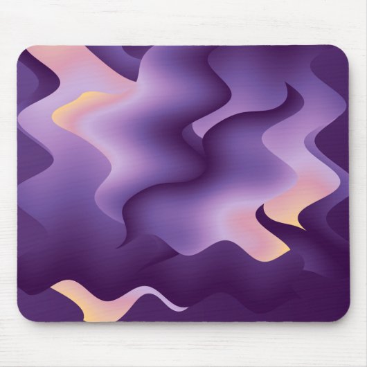 Tapis De Souris Ondes violettes (Devant)