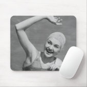 Tapis De Souris Ondulation de femme (Avec souris)