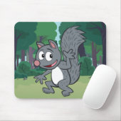 Tapis De Souris Ondulation grise d'écureuil de Rick | de garde (Avec souris)