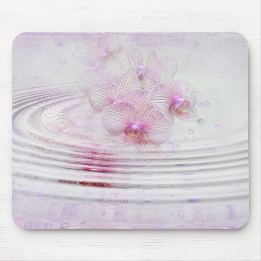 Tapis De Souris Ondulations d'orchidée (Devant)