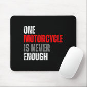 Tapis De Souris One Motorcycle Is Never Enough Funny Biker Quote F (Avec souris)