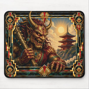 Tapis De Souris Oni, Art Déco Mythique
