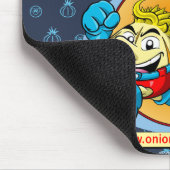 Tapis De Souris Onion et Pea blue mousepad. (Coin)