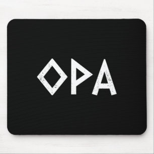 Tapis De Souris Opa Grecque Pride Grecque Ancien Drapeau Grec Funn
