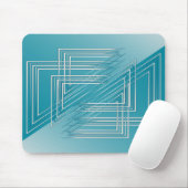 Tapis De Souris Opal Turquoise blanc (Avec souris)