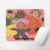 Tapis De Souris O'Peeps, un PEUPLE UNI (Avec souris)