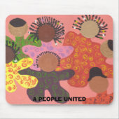 Tapis De Souris O'Peeps, un PEUPLE UNI (Devant)