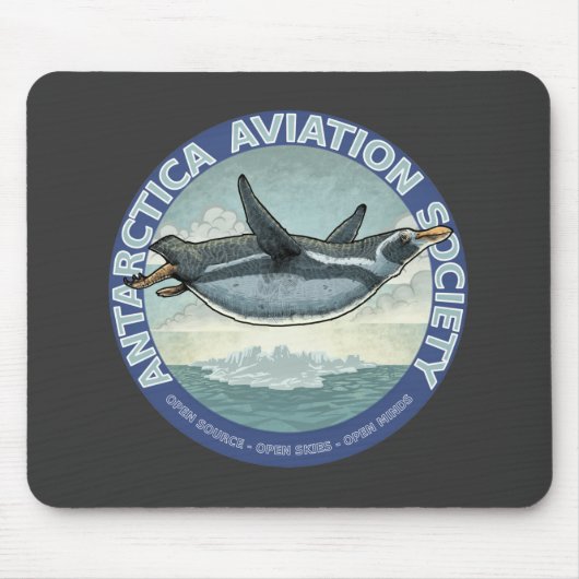 Tapis De Souris "Open Source - ciel ouvert - esprit ouvert" (Devant)