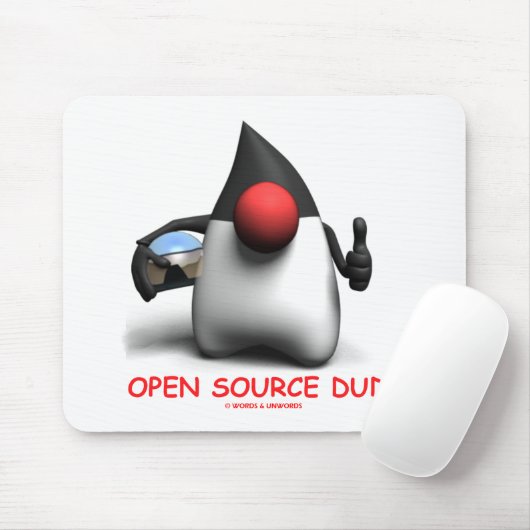 Tapis De Souris Open Source Dude (Software Developer Duke) (Avec souris)