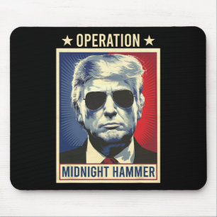 Tapis De Souris Opération Midnight Hammer Trump