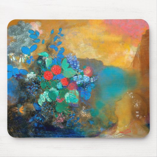 Tapis De Souris Ophélie parmi les Fleurs, Redon (Devant)