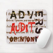 Tapis De Souris "Opinion défavorable d'audit " (Avec souris)
