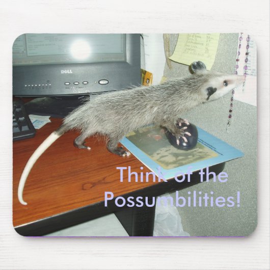 Tapis De Souris Opossum Mousepad (Devant)