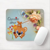 Tapis De Souris Opposants Attirer Mousepad (Avec souris)
