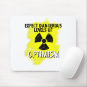 Tapis De Souris optimisme dangereux (Avec souris)