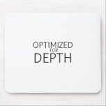 Tapis De Souris Optimized For Depth Minimalist Technical<br><div class="desc">Precision input for high-bandwidth tasks. High-quality surface featuring crisp,  high-definition typography for a command center that prioritizes logical order and mental immersion.</div>