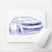 Tapis De Souris Optimums 2011 de Kia (Avec souris)